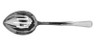 G.E.T - 6 oz Stainless Steel Portion Control Slotted Spoon W/ Mirror Finish (12 Per Case) - BSRIM-26