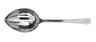 G.E.T - 8 oz Stainless Steel Portion Control Slotted Spoon W/ Mirror Finish (12 Per Case) - BSRIM-27