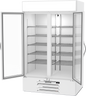 Beverage-Air - 47" MarketMax IQ White Merchandiser Refrigerator w/ 2 Swing Glass Doors - MMR44HC-1-W-IQ