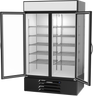 Beverage-Air - 47" MarketMax Black Wine Refrigerator w/ 2 Swing Glass Doors - MMR44HC-1-B-WINE