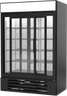 Beverage-Air - 52" MarketMax Black Merchandiser Refrigerator w/ 2 Sliding Glass Doors - MMR45HC-1-B