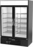 Beverage-Air - 52" MarketMax Black Merchandiser Refrigerator w/ 2 Swing Glass Doors - MMR49HC-1-B