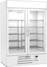 Beverage-Air - 52" MarketMax IQ White Merchandiser Refrigerator w/ 2 Swing Glass Doors - MMR49HC-1-W-IQ