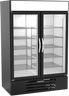 Beverage-Air - 47" MarketMax Black Pass-Thru Merchandiser Refrigerator w/ 4 Swing Glass Doors - MMR49HC-1-B-PT