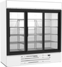 Beverage-Air - 75" MarketMax White Merchandiser Refrigerator w/ 3 Sliding Glass Doors - MMR66HC-1-W