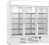 Beverage-Air - 75" MarketMax White Merchandiser Refrigerator w/ 3 Swing Glass Doors - MMR72HC-1-W