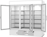 Beverage-Air - 75" MarketMax White Wine Refrigerator w/ 3 Swing Glass Doors - MMR72HC-1-W-WINE