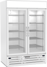 Beverage-Air - 52" MarketMax White Merchandiser Refrigerator/Freezer w/ 2 Swing Glass Doors - MMRF49HC-1-A-WW