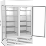 Beverage-Air - 52" MarketMax White Merchandiser Refrigerator/Freezer w/ 2 Swing Glass Doors - MMRF49HC-1-A-WW