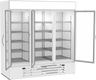 Beverage-Air - 75" MarketMax White Merchandiser Refrigerator/Freezer w/ 3 Swing Glass Doors - MMRF72HC-1-B-WW