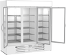 Beverage-Air - 75" MarketMax White Merchandiser Refrigerator/Freezer w/ 3 Swing Glass Doors - MMRF72HC-1-C-WW