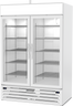 Beverage-Air - 52" MarketMax White Dual Temp Wine Refrigerator w/ 2 Swing Glass Doors - MMRR49HC-1-A-WW-WINE