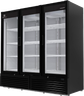 Beverage-Air - 79" Marketeer Black Merchandiser w/ 3 Swing Glass Doors - MT72-1B