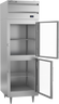 Beverage-Air - 27" P Series Stainless Steel Reach-In Freezer w/ 2 Glass Swing Half Doors - PF1HC-1BHG