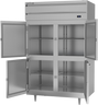 Beverage-Air - 52" P Series Stainless Steel Reach-In Freezer w/ 4 Solid Swing Half Doors - PF2HC-1AHS