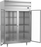 Beverage-Air - 52" P Series Stainless Steel Reach-In Freezer w/ 2 Glass Swing Doors - PF2HC-1BG