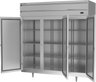 Beverage-Air - 78" P Series Stainless Steel Reach-In Freezer w/ 3 Solid Swing Doors - PF3HC-1AS