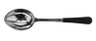 G.E.T - 4 oz Portion Control Solid Spoon W/ Plastic Textured Dipped Handle (12 Per Case) - BSRIM-31