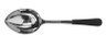 G.E.T - 6 oz Portion Control Solid Spoon W/ Plastic Textured Dipped Handle (12 Per Case) - BSRIM-32