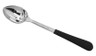 G.E.T - 2 oz Portion Control Solid Spoon W/ Plastic Textured Dipped Handle (12 Per Case) - BSRIM-34