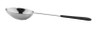 G.E.T - 4 oz Portion Control Slotted Spoon W/ Plastic Textured Dipped Handle (12 Per Case) - BSRIM-35