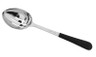 G.E.T - 4 oz Portion Control Slotted Spoon W/ Plastic Textured Dipped Handle (12 Per Case) - BSRIM-35