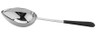 G.E.T - 8 oz Portion Control Slotted Spoon W/ Plastic Textured Dipped Handle (12 Per Case) - BSRIM-37