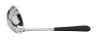 G.E.T - 4 oz Stainless Steel Ladle W/ Mirror Finish & Cool-Grip Handle (12 Per Case) - BSRIM-53-BK