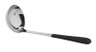 G.E.T - 4 oz Stainless Steel Ladle W/ Mirror Finish & Cool-Grip Handle (12 Per Case) - BSRIM-53-BK