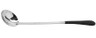 G.E.T - 2 oz Stainless Steel Ladle W/ Mirror Finish & Cool-Grip Handle (12 Per Case) - BSRIM-56-BK
