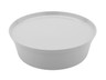 G.E.T - Cabana 10" White Cabana Box W/ Lid (6 Per Case) - CB-1035-W