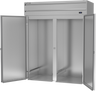 Beverage-Air - 69" P Series Stainless Steel Roll-In Freezer w/ 2 Solid Swing Doors - PFI2HC-1AS