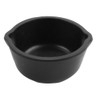 G.E.T - 3 oz Black Melamine Ramekin W/ Cast Iron Finish (72 Per Case) - CI-03-BK
