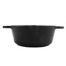 G.E.T - 8 oz Black Melamine Ramekin W/ Cast Iron Finish (48 Per Case) - CI-08-BK