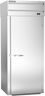 Beverage-Air - 36" P Series Stainless Steel Extra Tall Roll-Thru Freezer w/ 2 Solid Swing Doors - PFT1XTHC-1AS