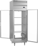 Beverage-Air - 26" P Series Stainless Steel Pass-Thru Warming Cabinet  w/ 2 Glass Swing Doors - PH1-1BG-PT