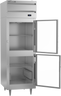 Beverage-Air - 26" P Series Stainless Steel Reach-In Warming Cabinet  w/ 2 Glass Swing Half Doors - PH1-1BHG