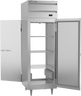 Beverage-Air - 26" P Series Stainless Steel Pass-Thru Warming Cabinet  w/ 2 Solid Swing Doors - PH1-1S-PT