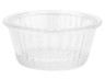 G.E.T - 1 oz Clear SAN Plastic Fluted Ramekin (48 Per Case) - ER-001-CL