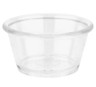 G.E.T - 2.5 oz Clear SAN Plastic Ramekin (48 Per Case) - ER-025-CL