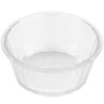 G.E.T - 4 oz Clear SAN Plastic Fluted Ramekin (48 Per Case) - ER-045-CL