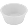 G.E.T - 4 oz White SAN Plastic Fluted Ramekin (48 Per Case) - ER-045-W