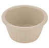 G.E.T - 2 oz Ivory Melamine Fluted Ramekin (48 Per Case) - F-625-IV