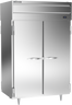 Beverage-Air - 52" P Series Stainless Steel Pass-Thru Warming Cabinet  w/ 4 Solid Swing Doors - PH2-1S-PT