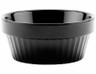 G.E.T - 4 oz Black Melamine Ramekin (48 Per Case) - R-4-BK