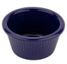 G.E.T - 2 oz Cobalt Blue Melamine Fluted Ramekin (48 Per Case) - RM-387-CB