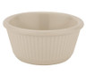 G.E.T - 3 oz Ivory Melamine Fluted Ramekin (48 Per Case) - RM-389-IV