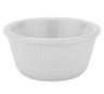G.E.T - 3 oz White Melamine Fluted Ramekin (48 Per Case) - RM-389-W