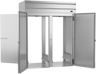 Beverage-Air - 69" P Series Stainless Steel Roll-Thru Warming Cabinet w/ 4 Solid Swing Doors - PHI2-1S-PT
