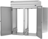 Beverage-Air - 69" P Series Stainless Steel Roll-Thru Warming Cabinet w/ 4 Solid Swing Doors - PHI2-1S-PT